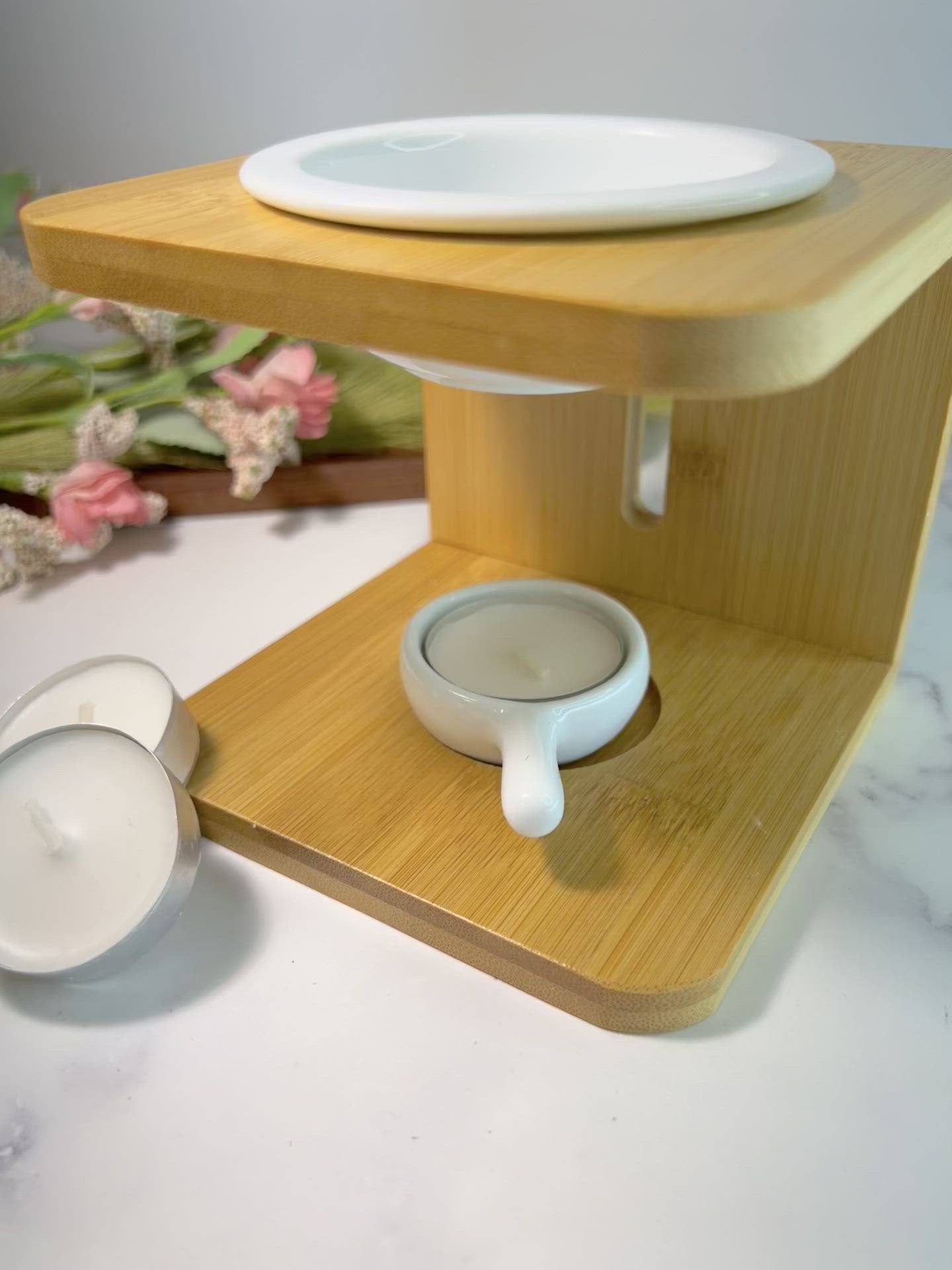 Bamboo Wax Warmer