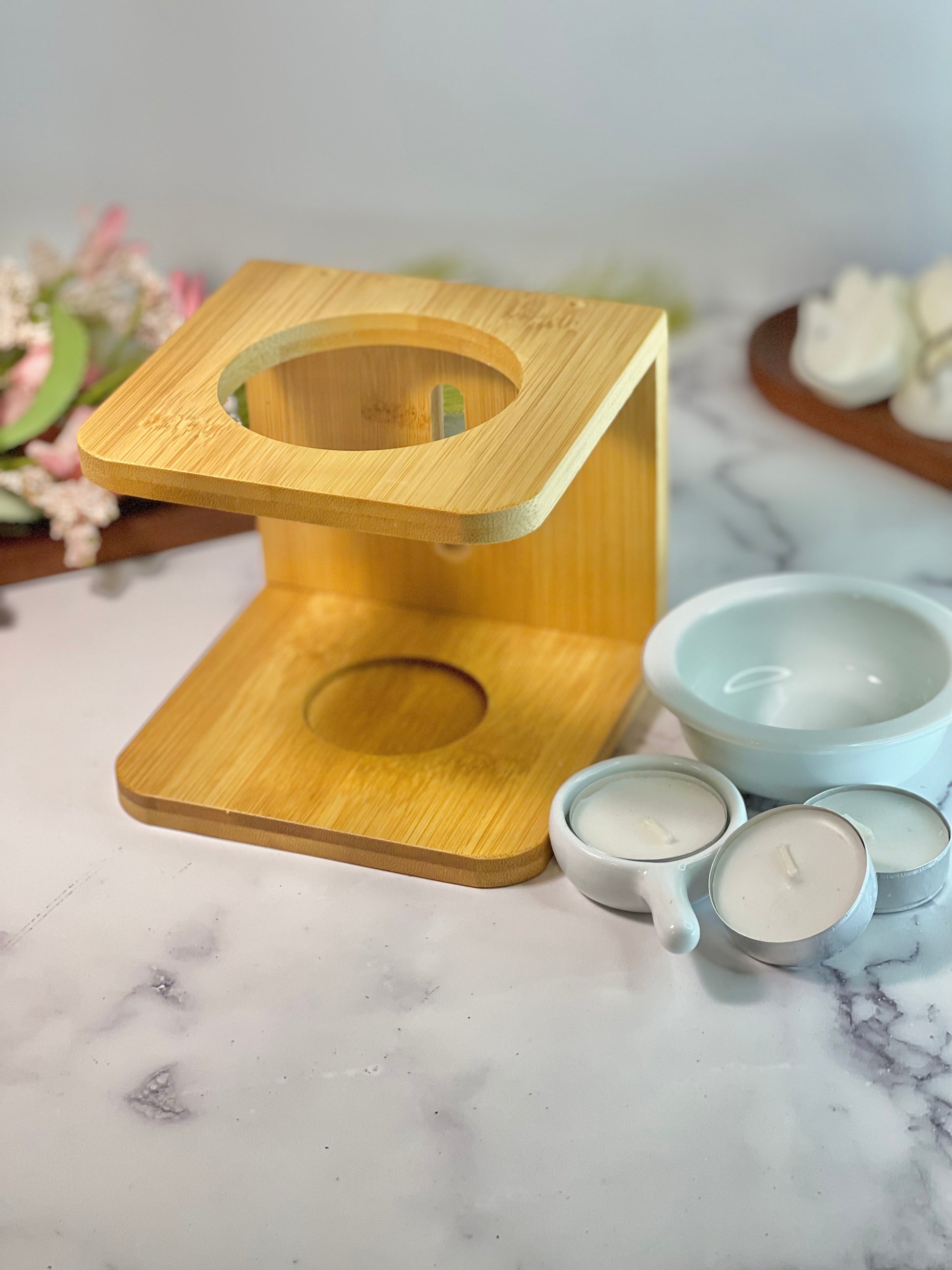 Bamboo Wax Warmer